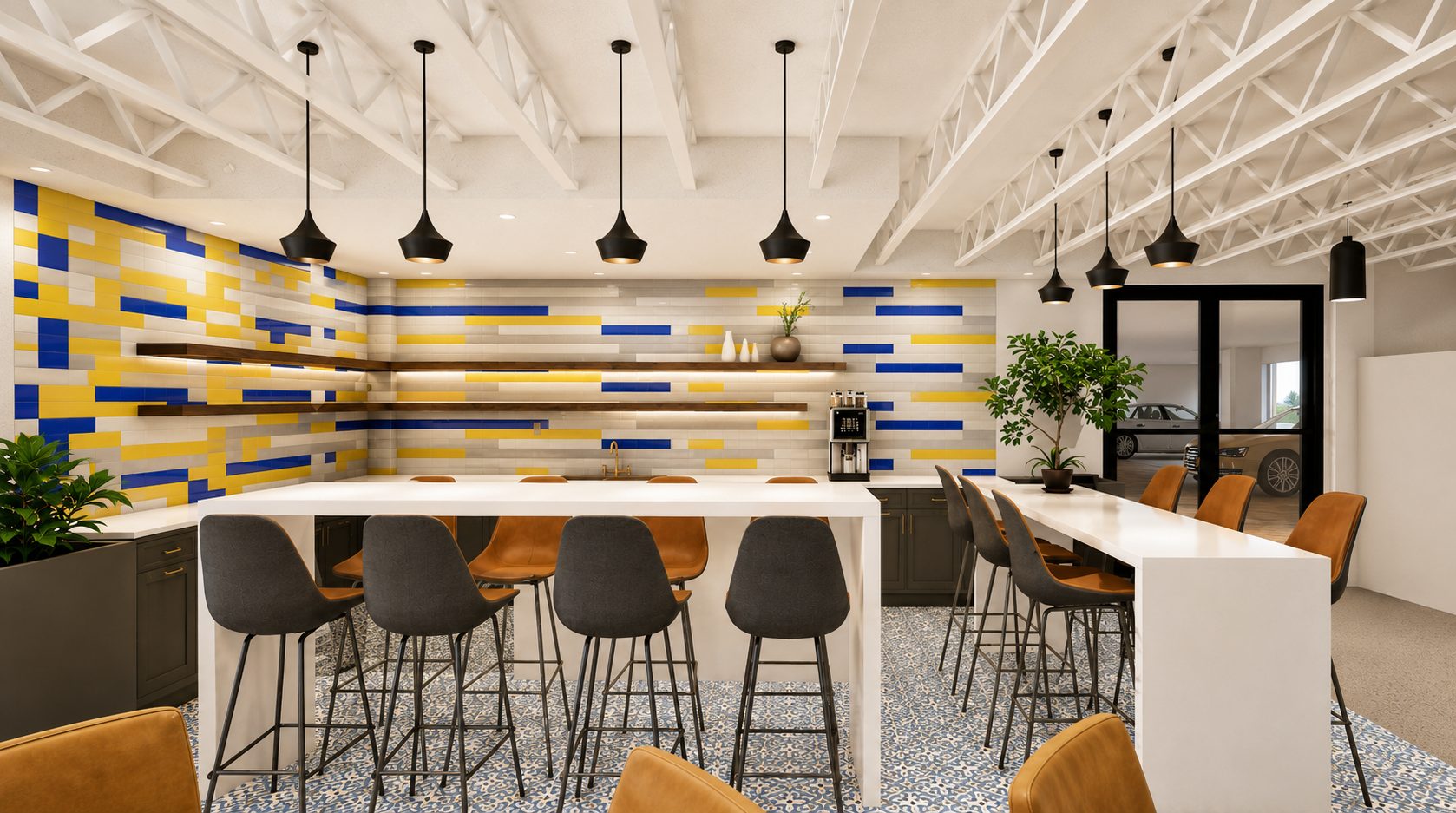 The cafe and coffee bar at The 2510